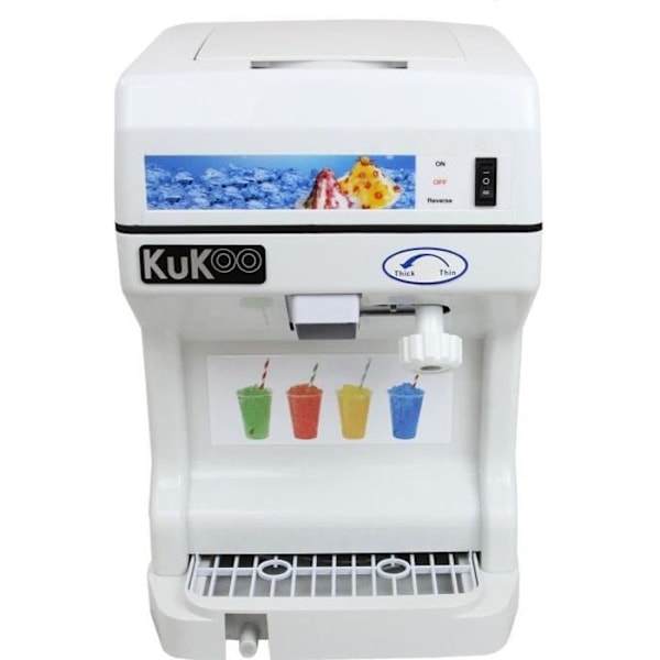 KUKOO Granita Machine Ice Crusher Crushed Ice 250W 120KG/H