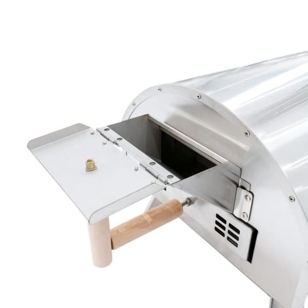 Utomhus pizzaugn - MONSTERSHOP - Premium - Ved/kol eld - 1200W - Timer Grå