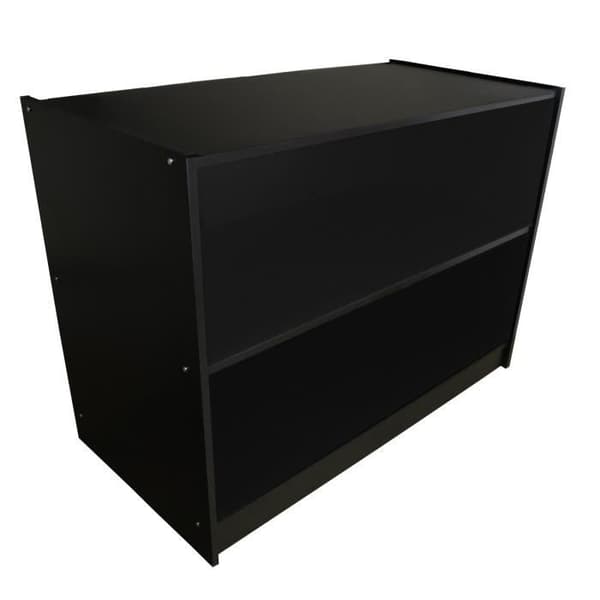 Sort A1200 Merchandise Presentation Counter Svart