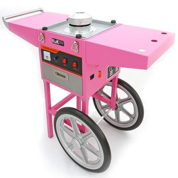 Vatukkakone kärryllä - vaaleanpunainen Rosa
