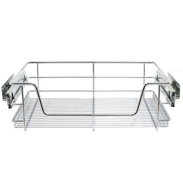 2 liukuvaa koria kaappi- tai keittiökaappiin 60 cm