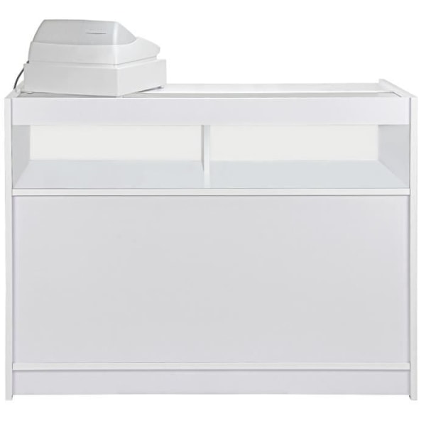 Comptoir Vitrine Vit B1200 - MonsterShop - Vitrinhylla - Extra Förvaring Vit