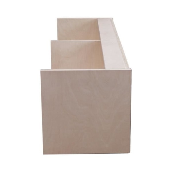 Opbevaringsskab - MDF - 120 cm x 35 cm x 35 cm - 2 døre - Soft Close-hængsler Brun svart