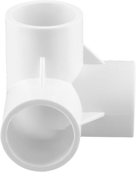 PVC-rørfittings - 3-vejsforbinder - 32 mm indvendig diameter