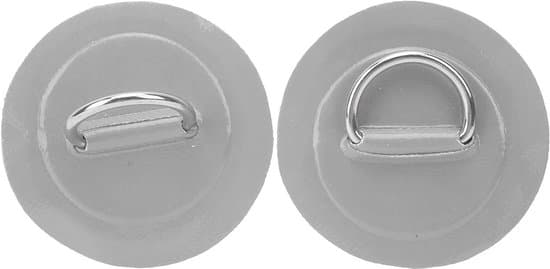 Ocean D-ring paddelbräda armbandsset – 2-delat set med elastisk snodd (grå)