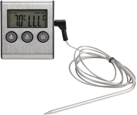 Dailygoods – Digital kötttermometer med timer och temperaturmätfunktion