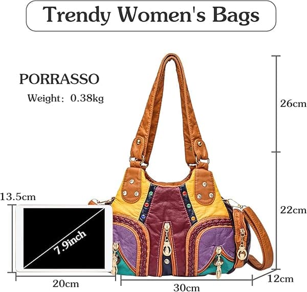 Damhandväskor, fashionabla axelväskor, hobo-väskor, mjuka PU-läder crossbody-väskor, damhandväskor