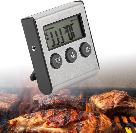 Dailygoods – Digital kötttermometer med timer och temperaturmätfunktion
