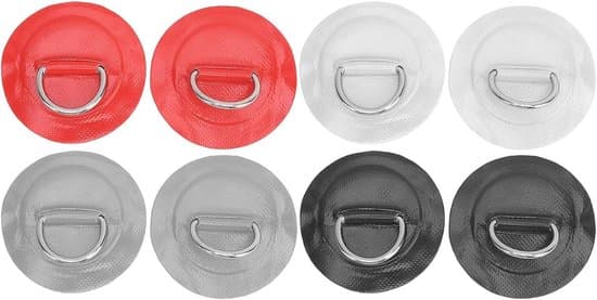 Ocean D-ring paddelbräda armbandsset – 2-delat set med elastisk snodd (grå)