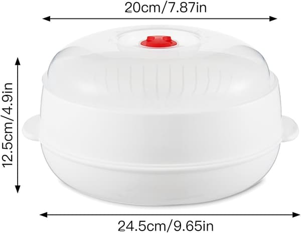 Mikrovågsugnsångare, med lock, enkellager