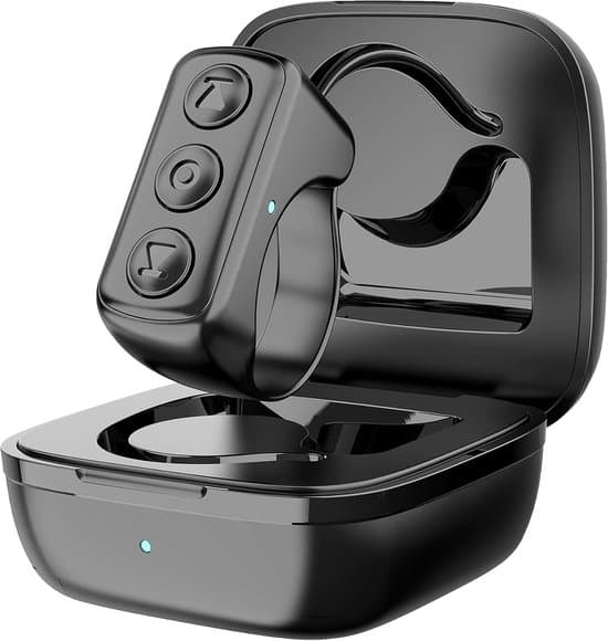 Bluetooth-kontroller – Bluetooth-mottaker – Bluetooth-fjernkontroll – Bluetooth-fjernkontroll – Bytt musikk – Svart