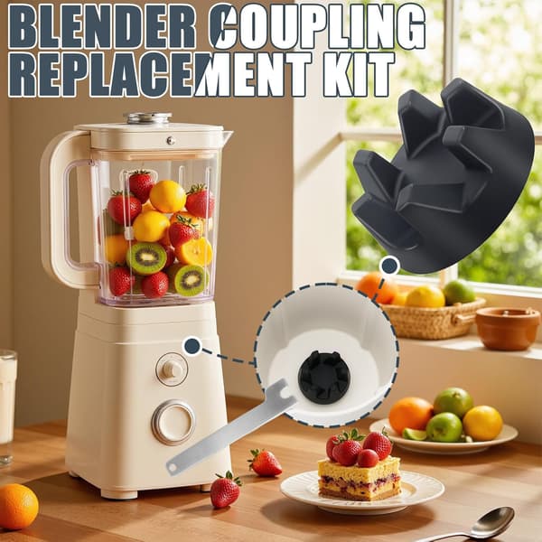 Juicer tilbehør – 5 gummihjul + skruenøgle