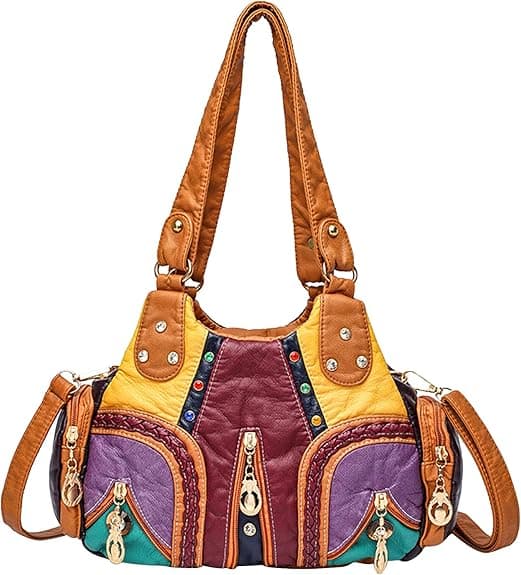 Damhandväskor, fashionabla axelväskor, hobo-väskor, mjuka PU-läder crossbody-väskor, damhandväskor