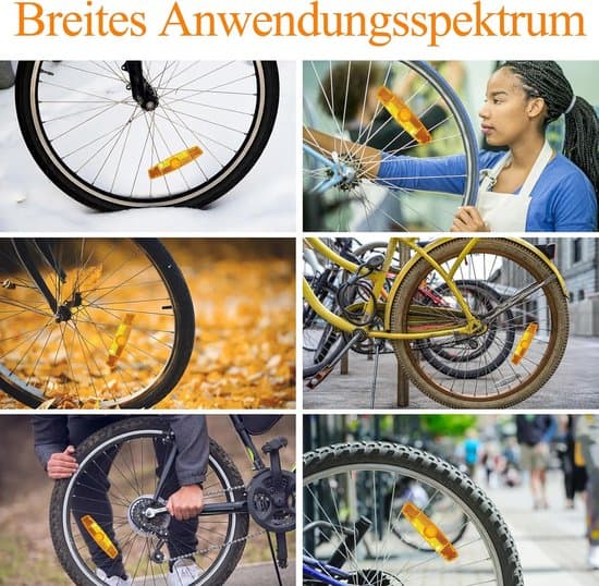 Cykelegerreflekser - 8 stk. - Cykelrefleks sæt - Sikkerhedsreflekser til mountainbikes