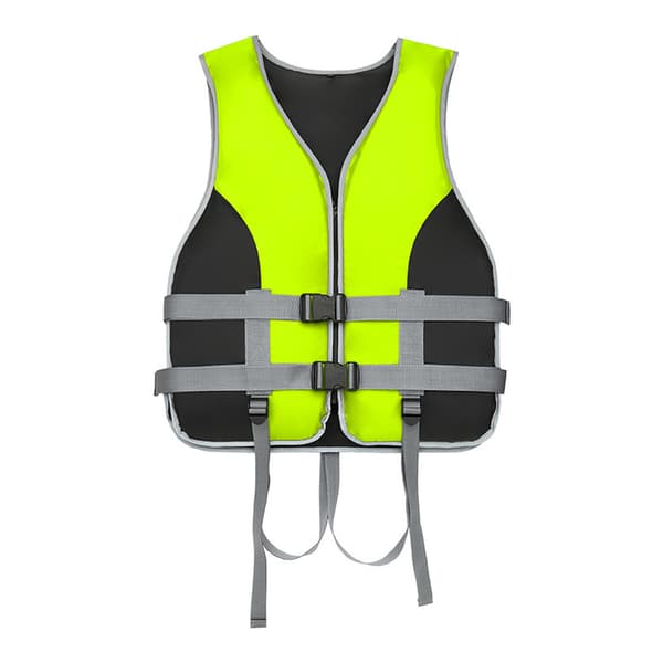Simväst med reflexjacka, grön, storlek L