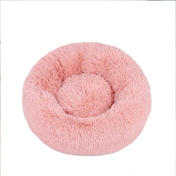 Rund plysdyrseng, 40 cm i diameter