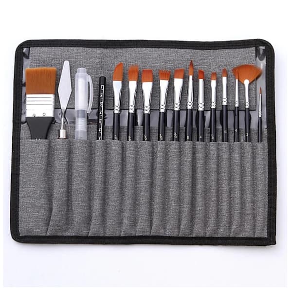 Penselset, konstmaterial