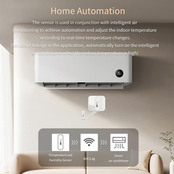 WiFi temperatur- og fuktighetssensor