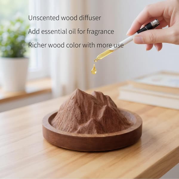 Alpe-duftende træ indendørs myggemiddel diffuser 7×3.8