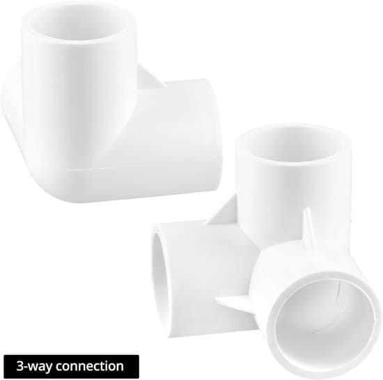PVC-rørfittings - 3-vejsforbinder - 32 mm indvendig diameter