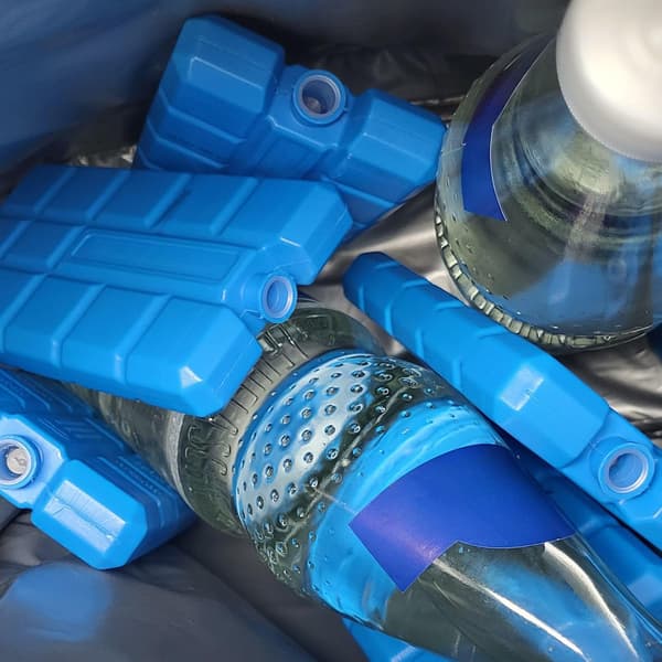 Køleelementer, sæt, 200 ml hver | 2-16 blå køleelementer til køletasker eller kølebokse | Køleelementer Kølepuder Køletasker Køletasker