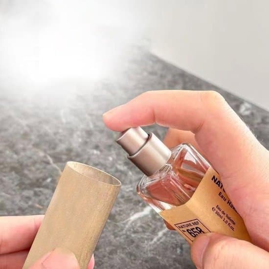 Sett med 4 – Diffusere – Eterisk olje-diffusere i tre – Aromaterapi-diffusere – Langvarig duft – 25 mm x 25 mm x 45 mm