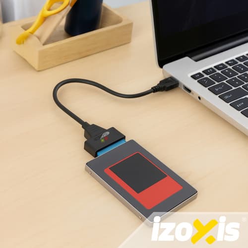 USB 3.0 - SATA-sovitin 2,5\" HDD SDD Plug & Play