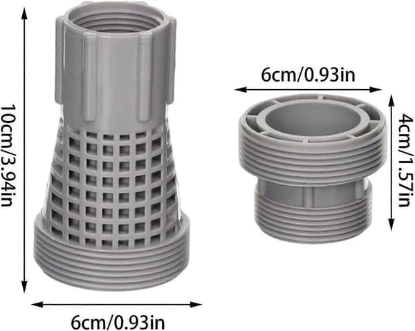 Poolslangadapter | Poolslangadapter med packningar | Spa-filterpumpar, saltvattensystem, poolreservdelar