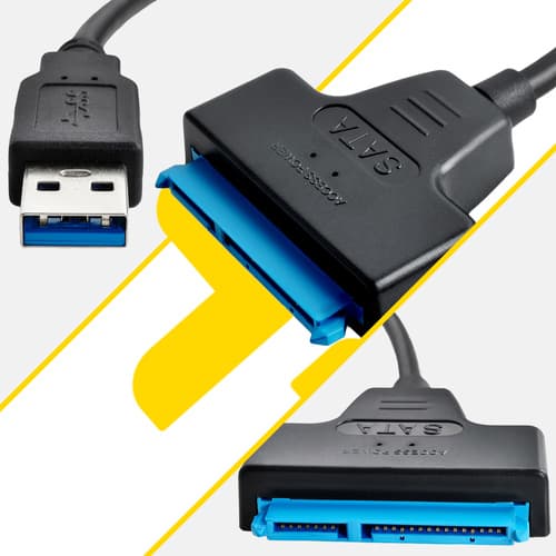 USB 3.0 - SATA-sovitin 2,5\" HDD SDD Plug & Play