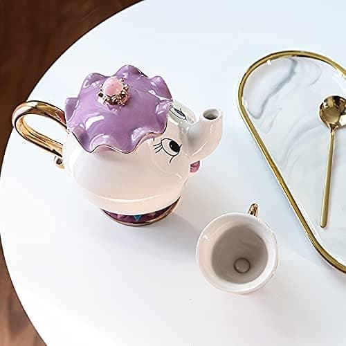 Mugg med tecknade figurer, tekannemugg, tekannemugg, sött set