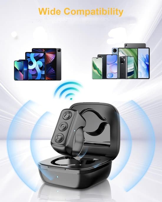 Bluetooth-kontroller – Bluetooth-mottaker – Bluetooth-fjernkontroll – Bluetooth-fjernkontroll – Bytt musikk – Svart