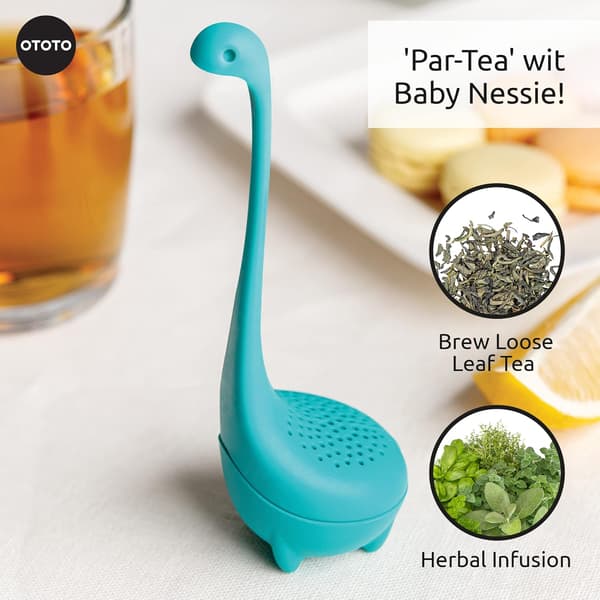 Sød te-infuser til løsbladste, te-tilbehør, te-diffusere, te-infuser til løsbladste, te-si, søde gaver, te-gavesæt