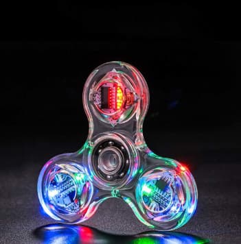 Luminous LED Fidget Spinner - Transparent A