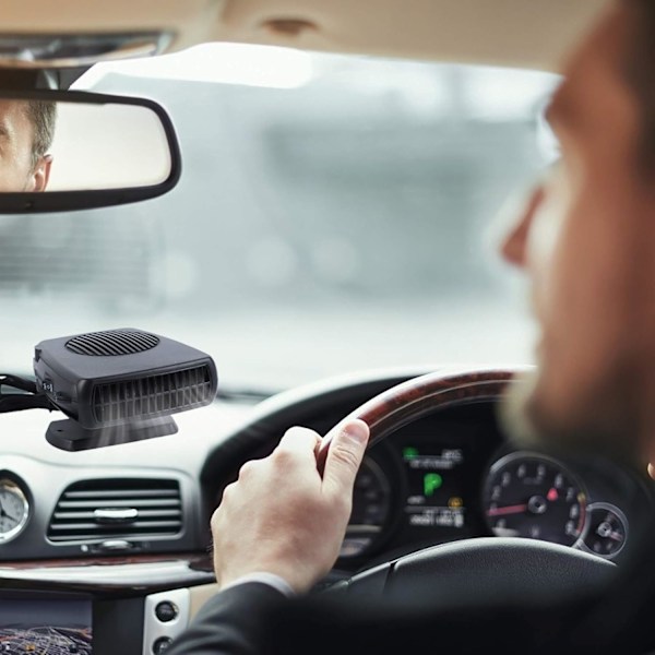 Mångsidig Automatisk Defroster, 2 i 1 Värme- och Kylfläkt för Komfort Året Runt, Snabb Avimnings- och Avisningslösning