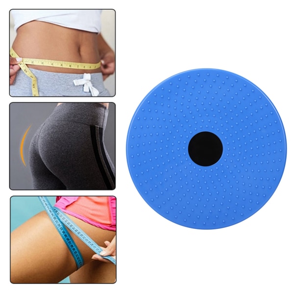 Kroppsformande vridning midjemaskin Roterande bräda Twister-sportutrustning för kvinnor (blå)