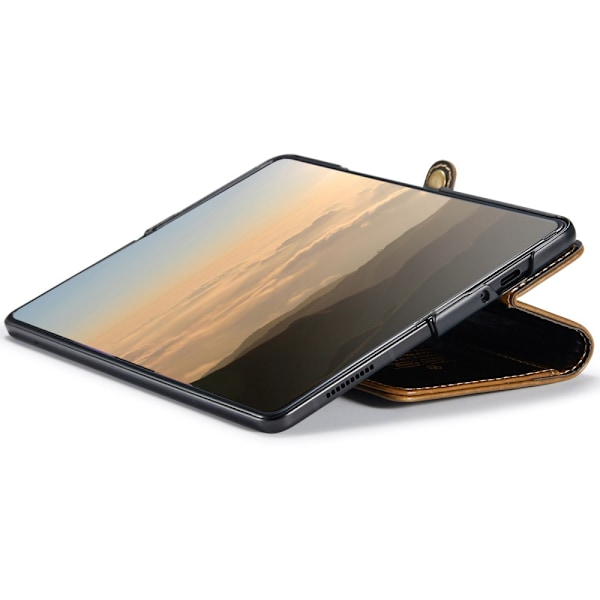 CaseMe Samsung Z Fold6 Pl?nboksfodral - Brun Brun