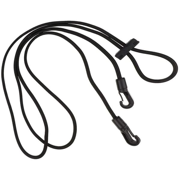 Elastisk nacksträckare för häst, justerbart rep för hästträning, alternativ till inspänningstyglar 3m (Svart)