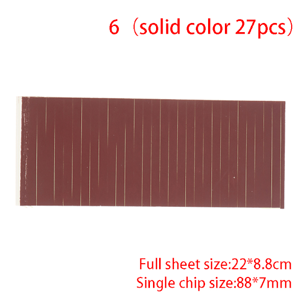 Matchstick Striker Sticker Självhäftande Flame Paper Fosfor Shee 6(27x 88*7mm) 6(27x 88*7mm)
