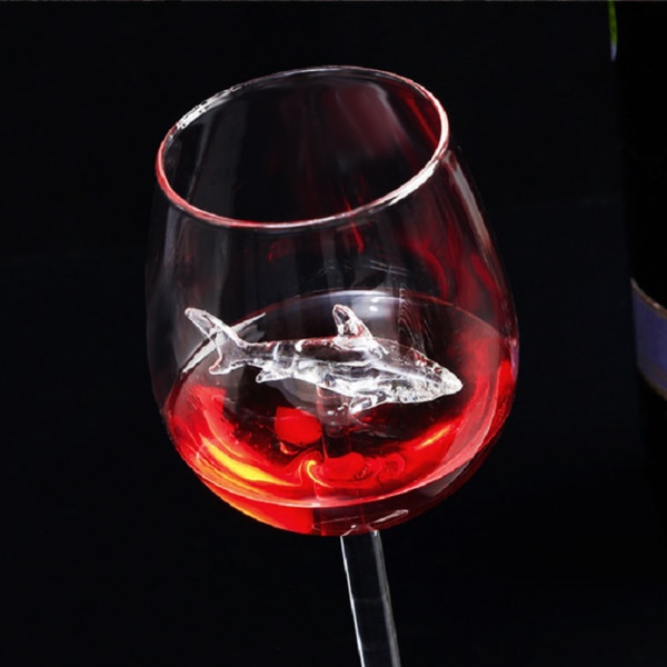 300 ml Bägare Glas Mugg Shark Vinglas Bägare för kall dryck Champagne Bägare Cocktailglas Whisky Cup Party Barware