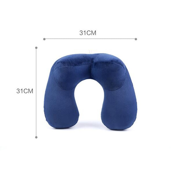 Ergonomisk Resekompis, Uppblåsbar Nackkudde Med Mångsidigt & Hållbart Stöd För Oöverträffad Komfort På Resan