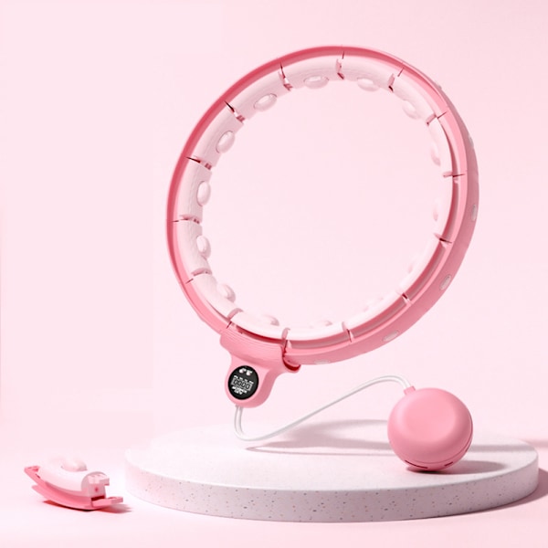 Viktad Hula Hoop, Infinity Hoop För Rolig Träning Och Helkroppsträning, Smidig Lättviktskonstruktion Med Smart Räknare, Justerbar Bandlängd,