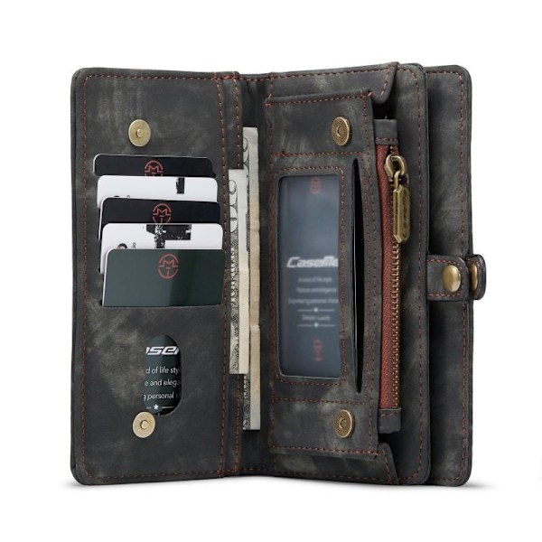 Samsung S21 Ultra Plånboksfodral Multi-Slot 13-FACK Svart