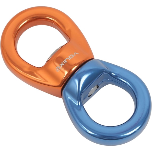 Industriell Swing Swivel, Rotationsanordning i Aluminium-Magnesiumlegering, Kompakt Design för Arboristräddning, Bergsklättring, Smidig Rotation utan Trassel