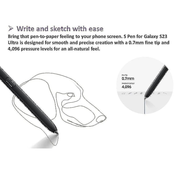 Galaxy S23 Ultra S Pen ers?ttning f?r Samsung Galaxy S23 Ultra 5g alla versioner peksk?rmspenna