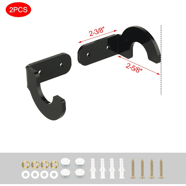 Stabilt fladdermushållare, unik akryl ljussabeldisplay för heminredning, klar elegant design väggmonterat rack, platsbesparande & dekorativt mångsidigt