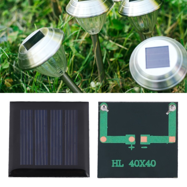 2st 2V 210mA Micro Solar Panels Mini Solar Cells DIY Electric Leksak Material Solceller Laddare 40x40mm/1.6x1.6in