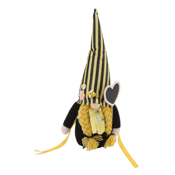 Gnomes Plysch som representerar Lucky Comfortable Touch Mjuk polyesterkompositträ Ansiktslös docka för påsk vårfest
