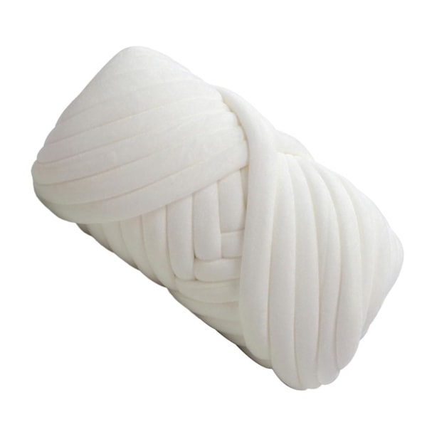 Tjock Garn Stickning F?r Arm Stickning Mjukt Garn 250g F?r DIY Matta Tillverkning White