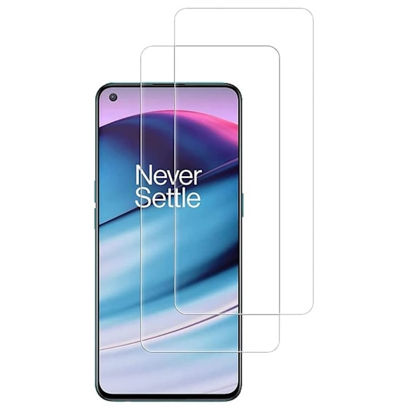 2-Pack OnePlus Nord CE 3 Lite 5G - Sk?rmskydd i H?rdat Glas