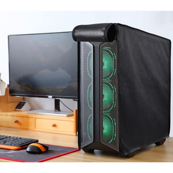 Damm- och vattenskydd för stationär PC-dator, dammskydd för Mid-Tower datorchassi